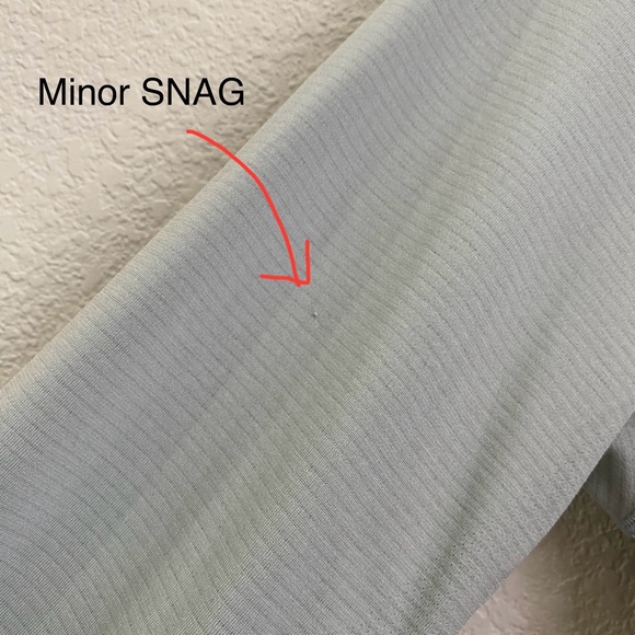 LULULEMON Metal Vent Tech Long Sleeve Henley Silverescent Blue Cast Size L - Picture 12 of 12